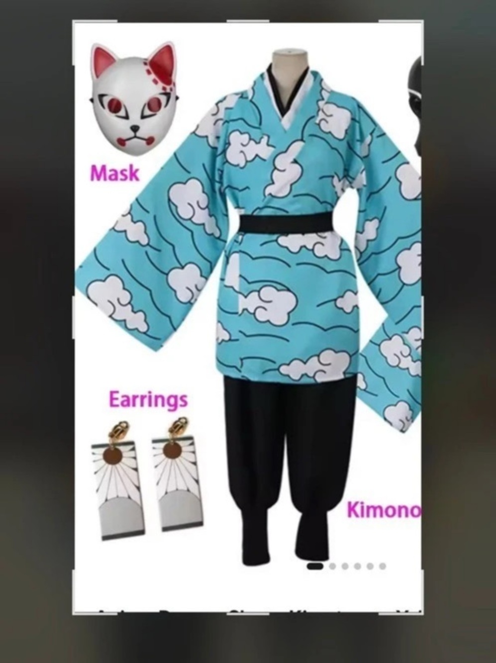 Demon Slayer Tanjiro costume for child